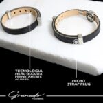 Pulseira de Couro Kit 04 Bússola Preto com Fecho Strap Plug Ajustável com Colar Ajustável - GR - Imagem 4