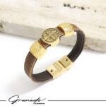 Pulseira Feminina São Bento Classic Ouro e Fechamento Magnético - GR - Imagem 2