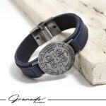 Pulseira Masculina São Bento e Fechamento Magnético - GR - Imagem 2