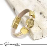 Pulseira Feminina São Bento Rainbow Ouro e Fechamento Magnético - GR - Imagem 3