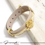 Pulseira de Couro Strap Plug Árvore da Vida Aion - GR - Imagem 3
