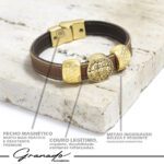 Pulseira Feminina São Bento Classic Ouro e Fechamento Magnético - GR - Imagem 4