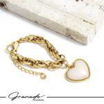 Mix Colar Pulseira e Brinco de Ouro Coração Splendore – GR - Imagem 4
