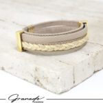 Pulseira de Couro Strap Plug Nossa Senhora Aparecida - GR - Imagem 4