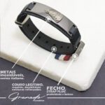 Pulseira de Couro Strap Plug Nossa Senhora - GR - Imagem 4