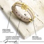 Pulseira de Couro Strap Plug Árvore da Vida Aion - GR - Imagem 5