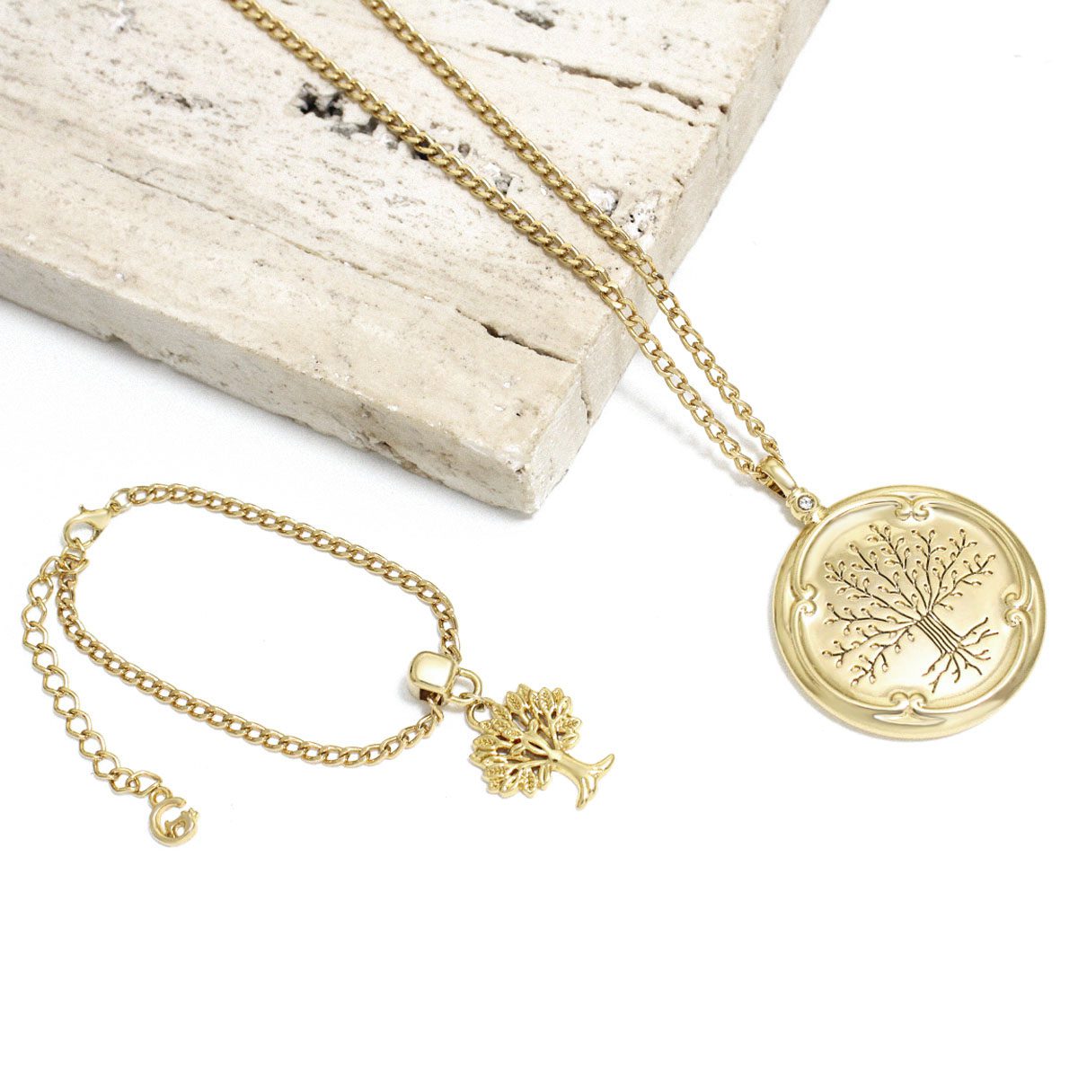 Capa Site -1 Mix Colar e Pulseira de Ouro Árvore da Vida Eternelle – GR - Imagem 1