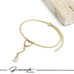 Pulseira de Ouro Coração Brillant – GR - Imagem 3