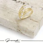 Anel de Ouro com Cristais Essence Éclat - GR - Imagem 5