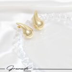 Brincos Chunky Gota Banhado a Ouro - GR - Imagem 3