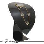 Colar de Ouro Trevo Cristal Prestige  – GR - Imagem 3