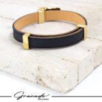 Pulseira de Couro Strap Plug Trevo Gemme de Fortune - GR - Imagem 5