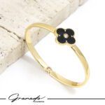 Mix Bracelete e Anel de Ouro Trevo Unique – GR - Imagem 3