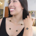 Mix Colar e Pulseira de Ouro Trevo Unique – GR - Imagem 2