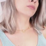Colar de Ouro Trevo Cristal Prestige  – GR - Imagem 2