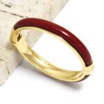 Bracelete de Ouro com Resina Cores - GR