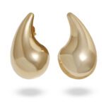 Brincos Chunky Gota Banhado a Ouro - GR