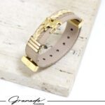 Pulseira de Couro Strap Plug Cavallo d'Oro - GR - Imagem 4