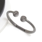 Bracelete Obsidian Duo São Bento - GR