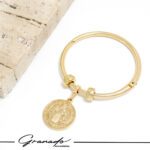 Bracelete de Ouro Insígnia de São Bento - GR - Imagem 4