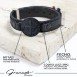 Pulseira de Couro Strap Plug Black São Bento - GR - Imagem 4