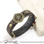 Pulseira de Couro Strap Plug Rosa do Ventos Legacy - GR - Imagem 3