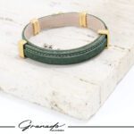 Pulseira de Couro Strap Plug Coração Essenza Serenità - GR - Imagem 4