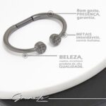 Bracelete Obsidian Duo São Bento - GR - Imagem 6