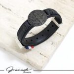 Pulseira de Couro Strap Plug Black São Bento - GR - Imagem 3