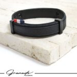Pulseira de Couro Strap Plug Oração Pai Nosso - GR - Imagem 3
