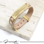 Pulseira de Couro Strap Plug Tudo Posso Naquele que me Fortalece - GR - Imagem 3