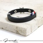 Pulseira de Couro Strap Plug Vigore Estrela Davi - GR - Imagem 3