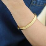 Bracelete de Ouro Oração Pai Nosso - GR - Imagem 2