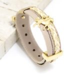 Pulseira de Couro Strap Plug Cavallo d'Oro - GR