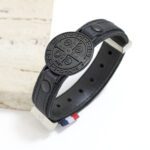 Pulseira de Couro Strap Plug Black São Bento - GR