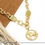 Colar de Ouro Éclat Country – Cavalo & Cristais – GR - Imagem 3