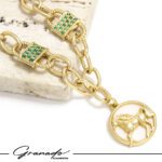 Colar de Ouro Éclat Country – Cavalo & Cristais – GR - Imagem 4