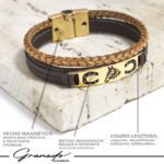 Pulseira de Couro Cavalo Soberano e Fechamento Magnético - GR - Imagem 4