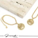Mix Colar e Pulseira de Ouro Árvore da Vida Harmonie – GR - Imagem 6